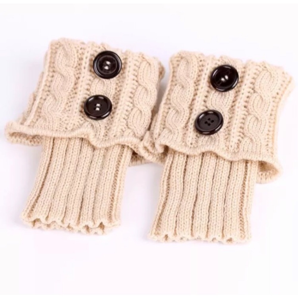 🆕Knitted boot cuffs,vintage style boot cover - Picture 3 of 4